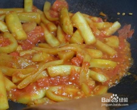 西红柿炒茄子怎么做