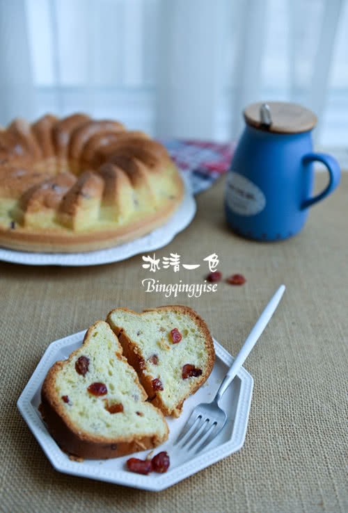 蔓越莓戚风蛋糕