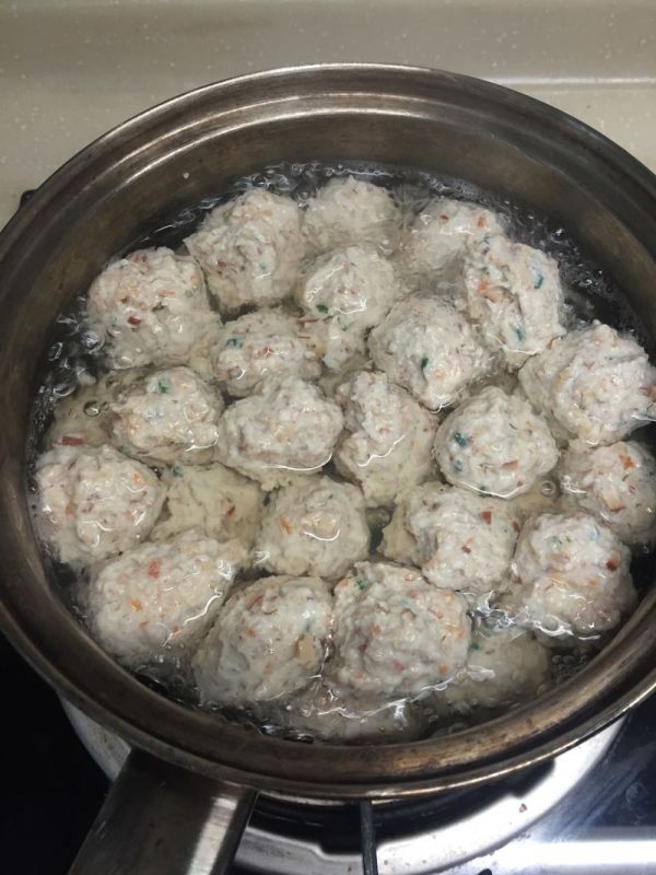 鸡蛋干瘦肉豆腐丸子