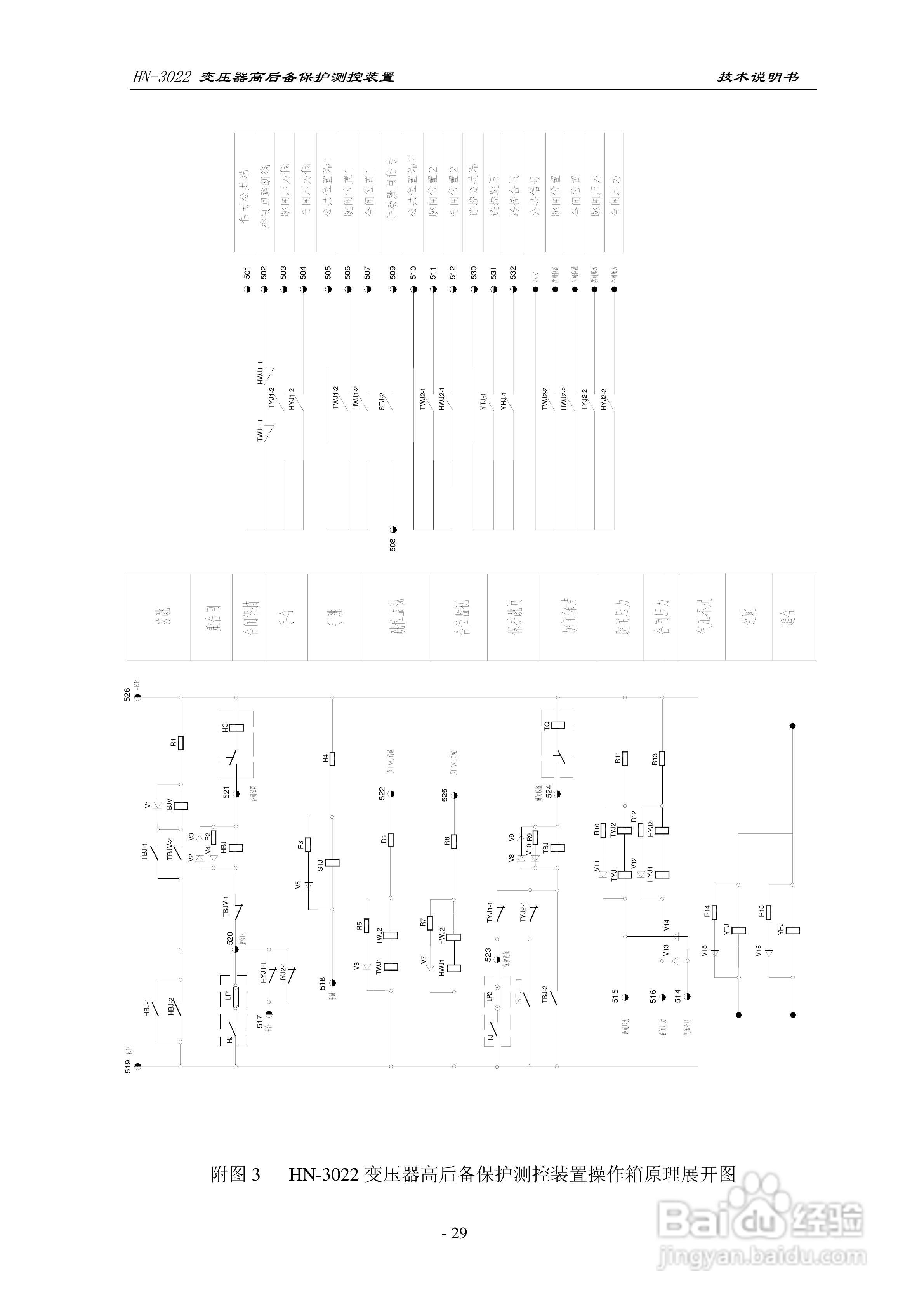 HN-3022变压器高后备保护测控装置使用说明书:[4]