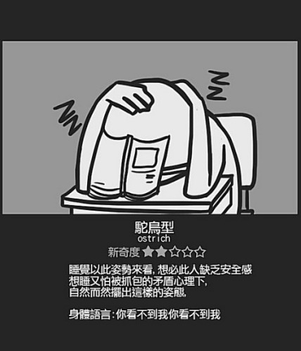 上课睡觉十三式