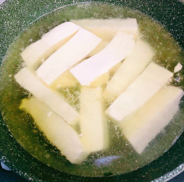 奶白菜醋蟹粉豆腐