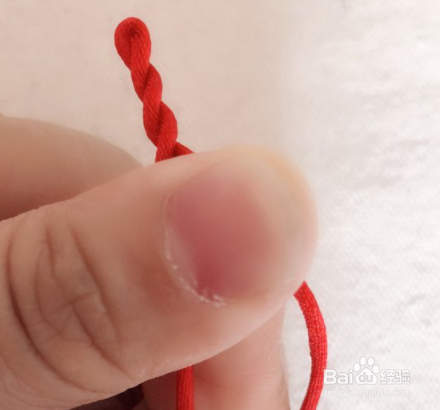 最简单的两股绳编法