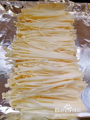 怎么做锡纸烤金针菇