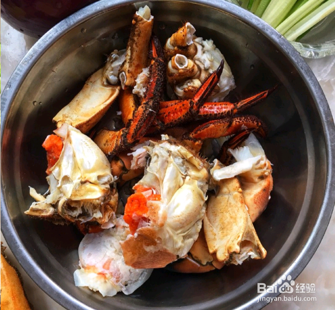 如何做出咖喱椰汁面包蟹？