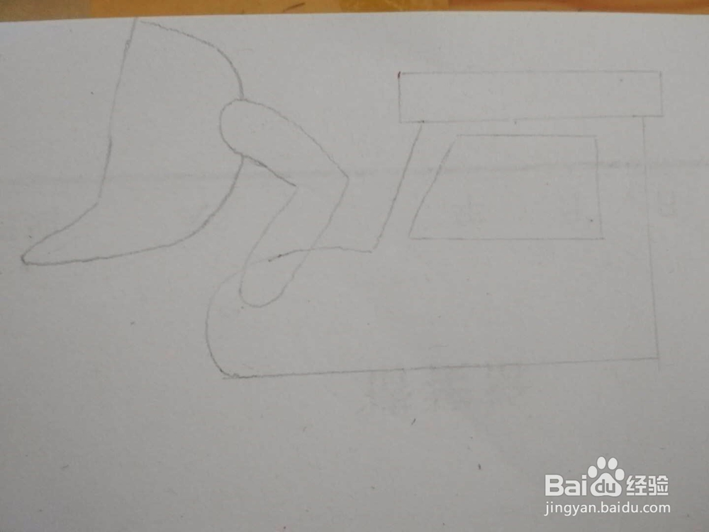 多妈简笔画工程车一辆推土机