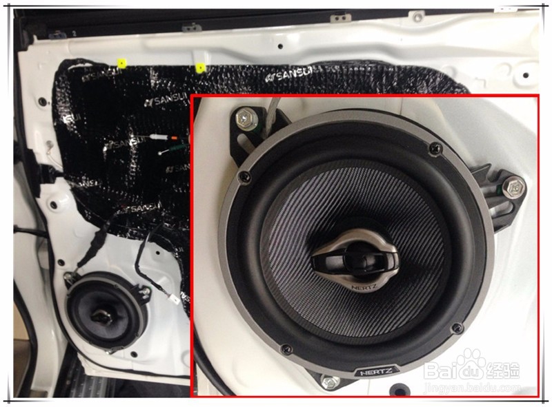 丰田酷路泽原位无损升级德国RS新竞赛两分频音响