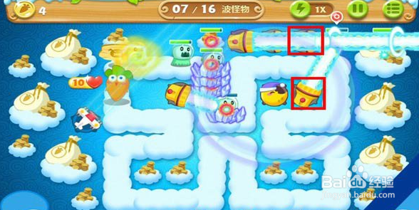 保卫萝卜2天空主题51关怎么过