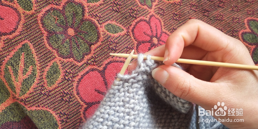 只有一种针式的围巾最简织法