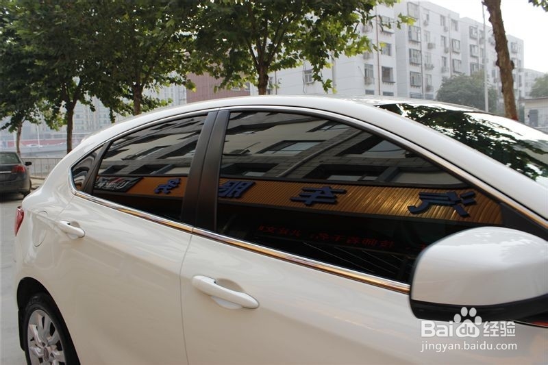 菲亚特菲翔全车汽车太阳膜实拍实例