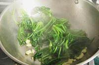 蒜末菠菜的制作方法