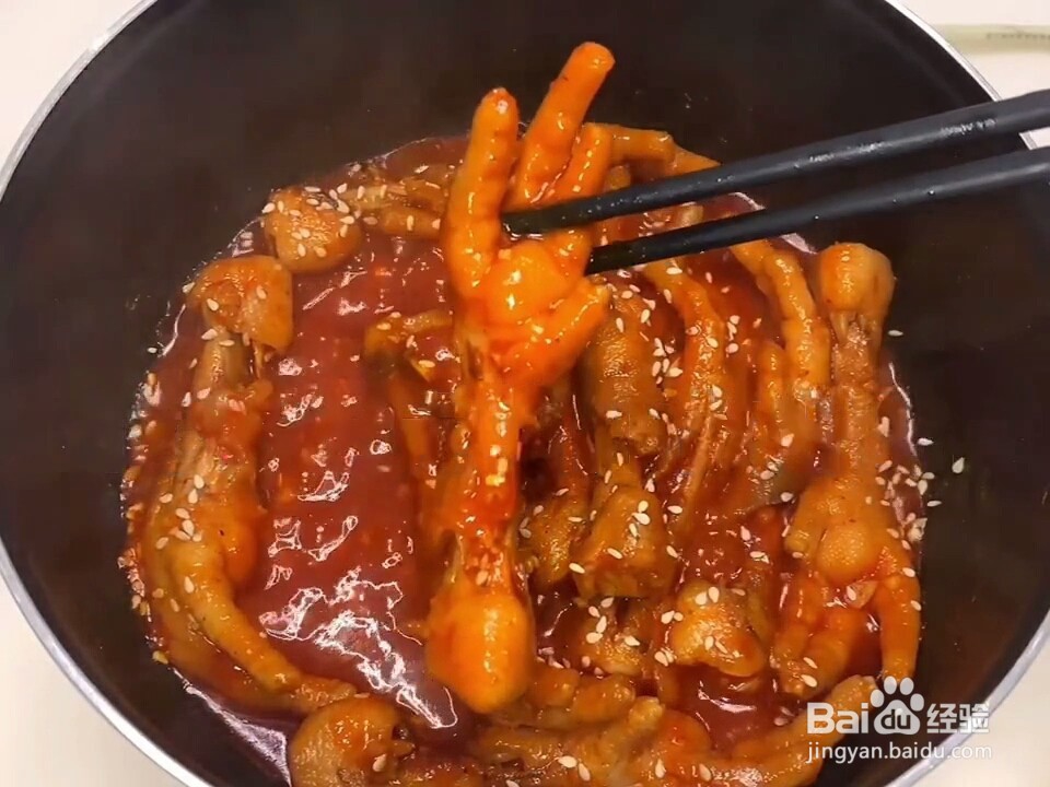 韩式辣鸡爪做法