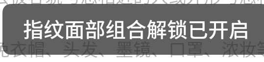 手机人脸识别解锁怎么打开