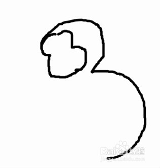 如何一分钟3变小猴子(儿童数字创意画)