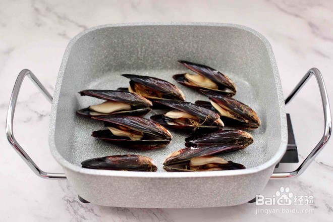 蒜香粉丝双椒青口贝的做法