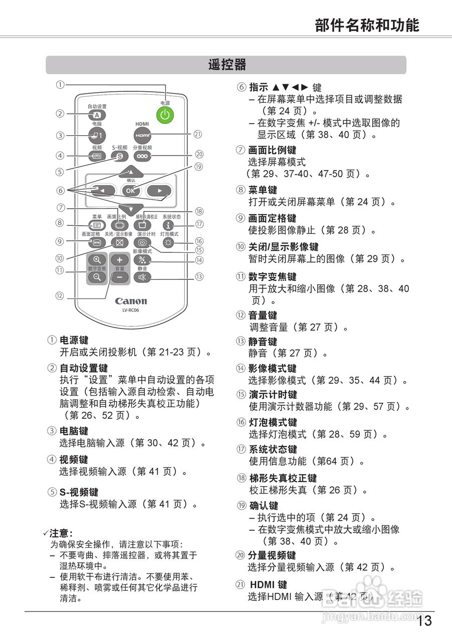 佳能 LV-8227M投影机说明书:[2]