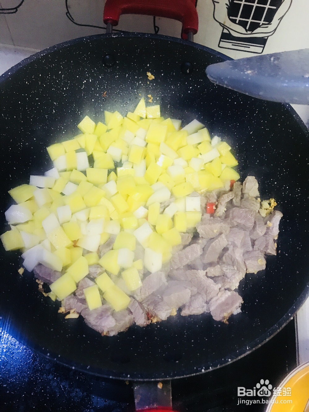 土豆咖喱牛腩盖饭的详细教程