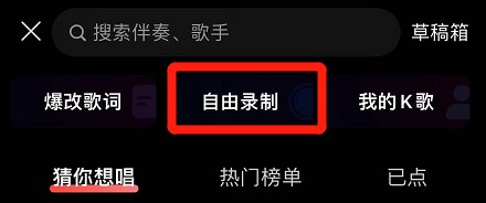 在网易云音乐中如何自由录制歌曲