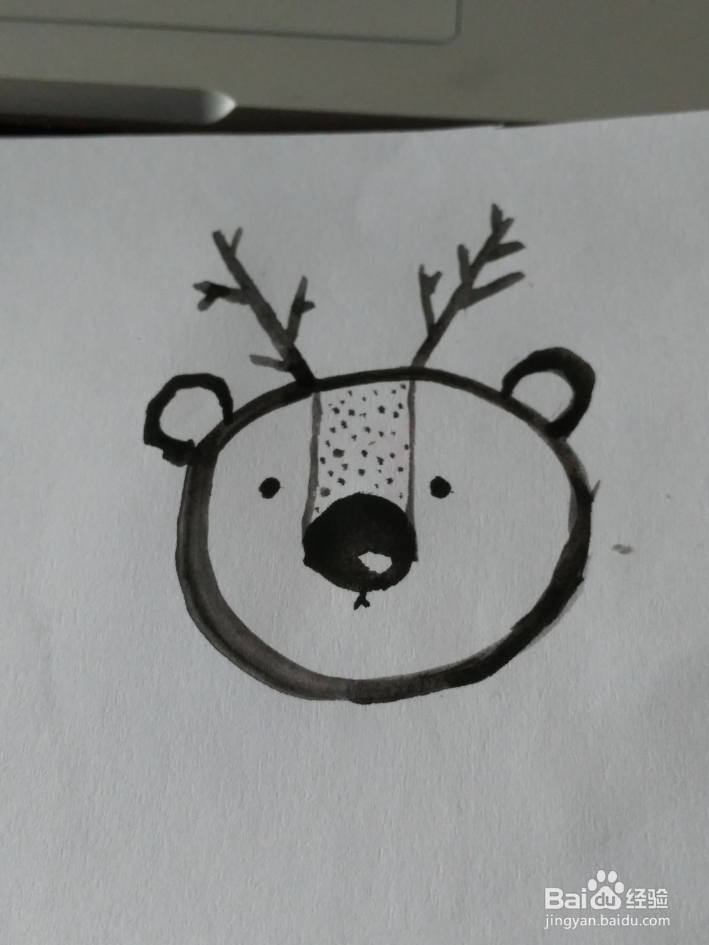 12月25日 圣诞节 圣诞驯鹿 水粉画 教程