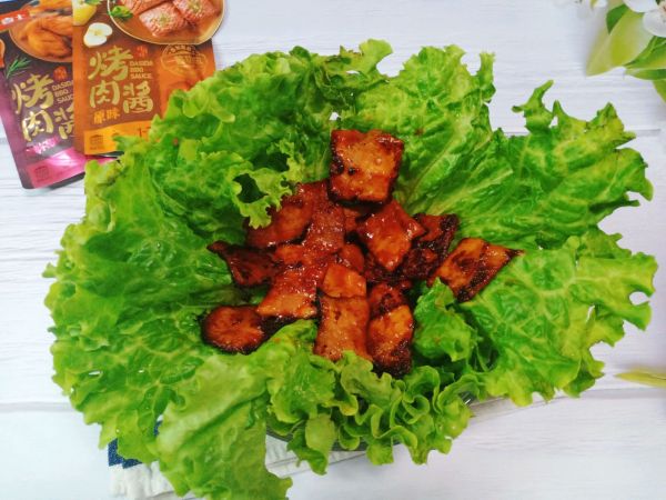 生菜卷煎里脊肉