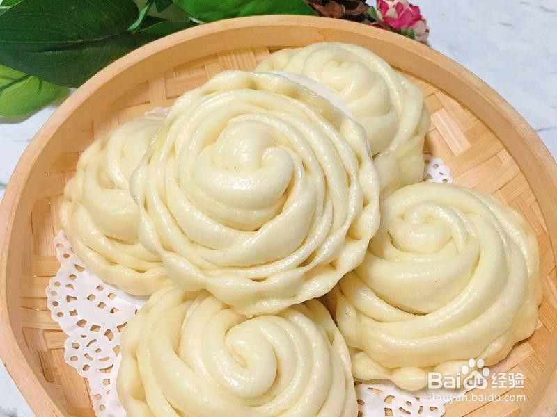 玫瑰花卷的做法