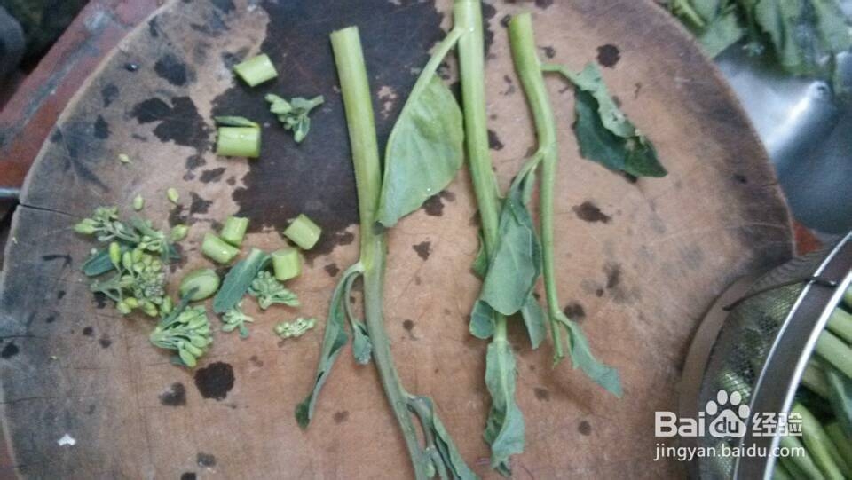 家常菜-芥蓝炒腊肠