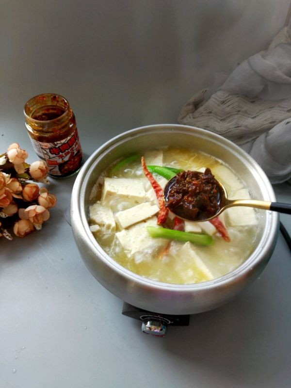 玉米牛肉酱煨豆腐