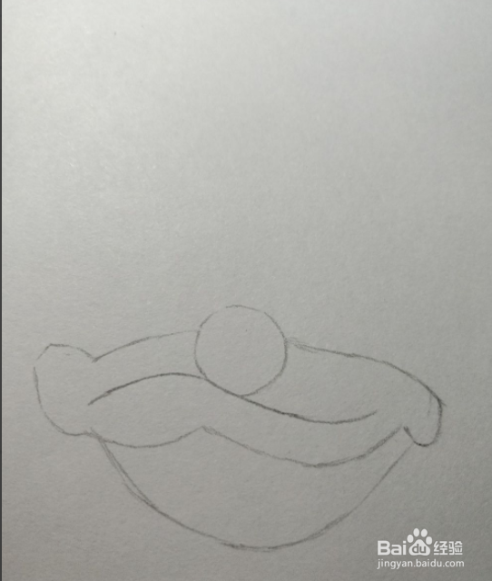 简笔画画珍珠蚌