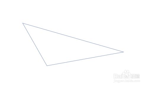 PPT中如何确定任意三角形一条边的中点