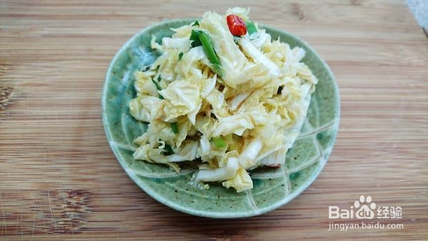 儿时的味道 炝拌白菜心
