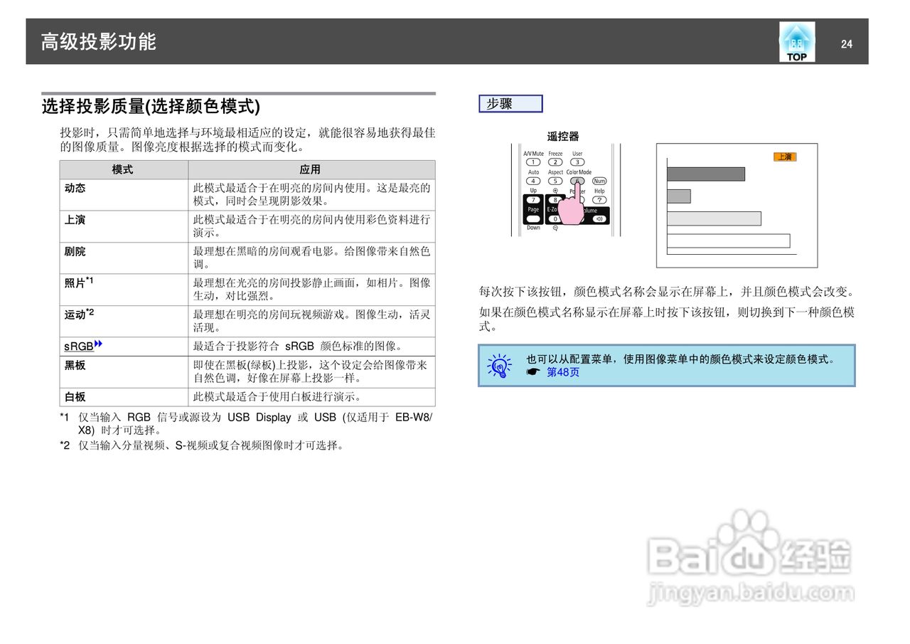 爱普生EB-S7投影仪使用说明书:[3]