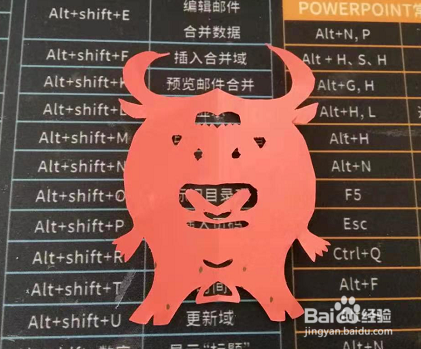 牛的窗花怎么剪？