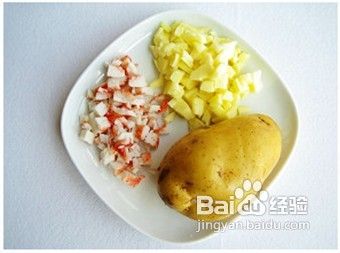 怎样做蟹棒奶酪焗薯茸