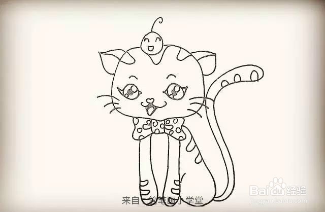 简笔画-可爱的猫咪