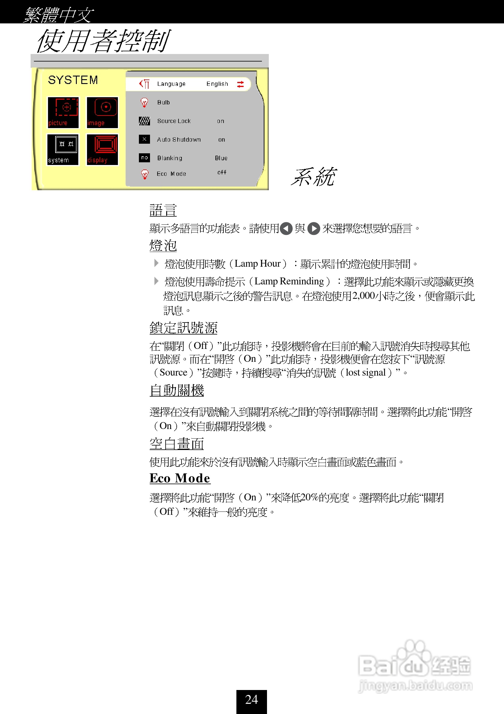 奥图码 H30投影机说明书:[3]