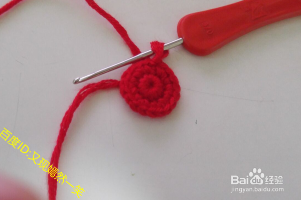 一种装饰作用的毛线花朵及枝丫的钩织方法