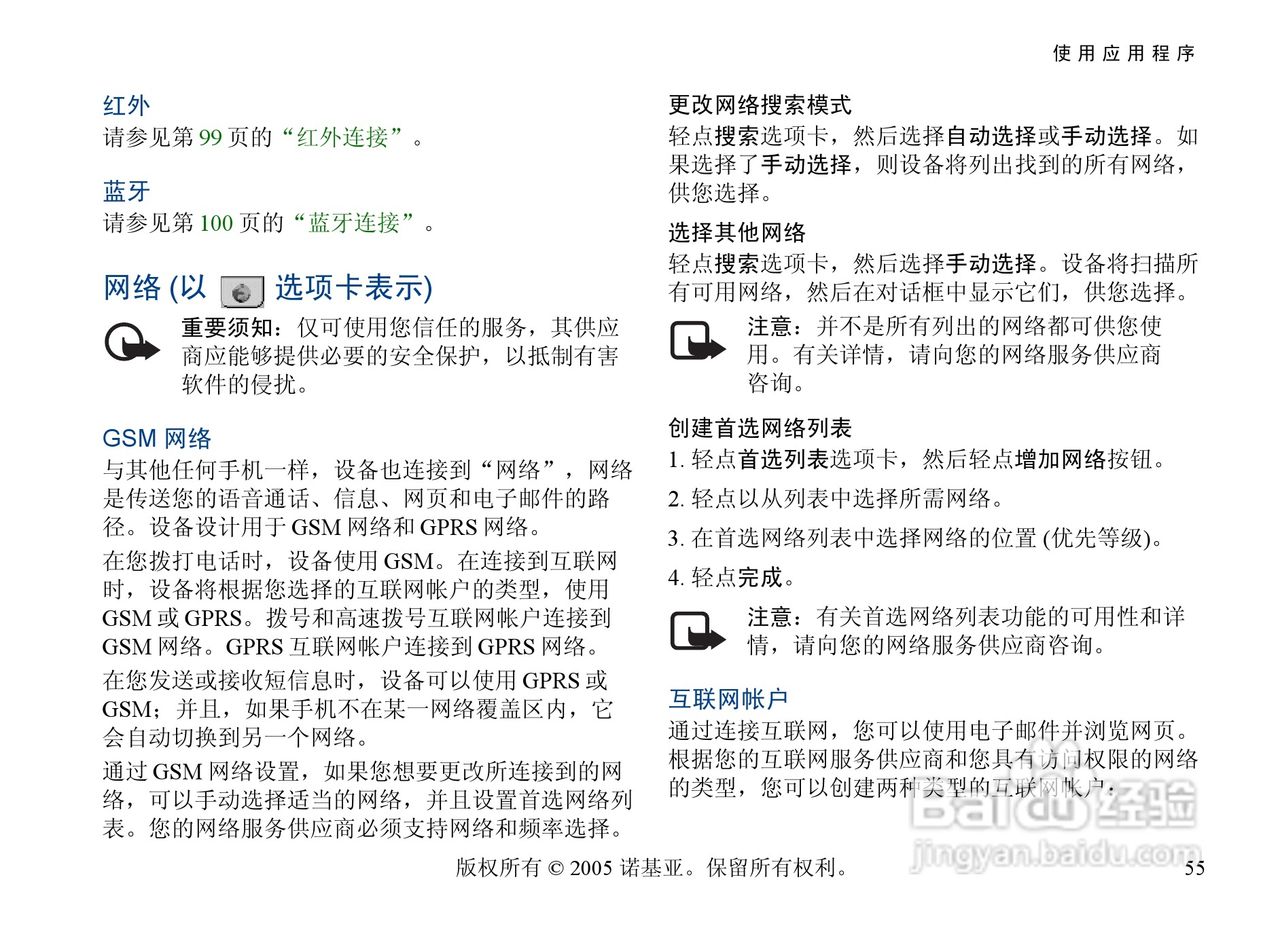 诺基亚6708手机使用说明书:[6]