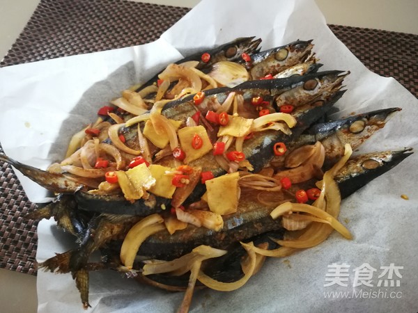 沙嗲酱烤秋刀鱼