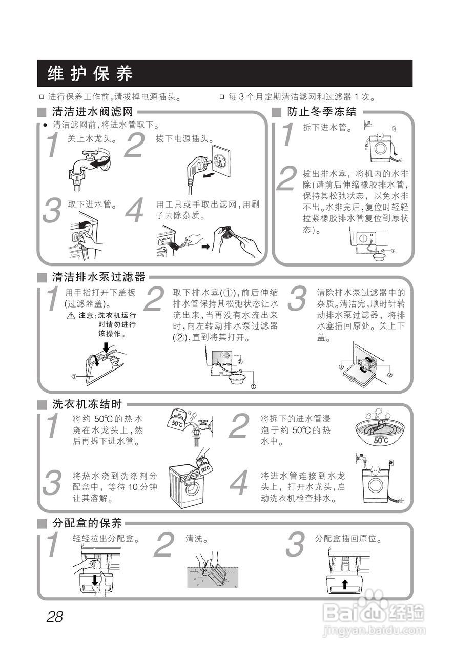 LG WD-N1024D洗衣机使用说明书:[3]