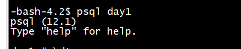 postgresql命令操作数据库方法