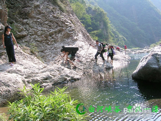 白河峡谷旅游之攀岩