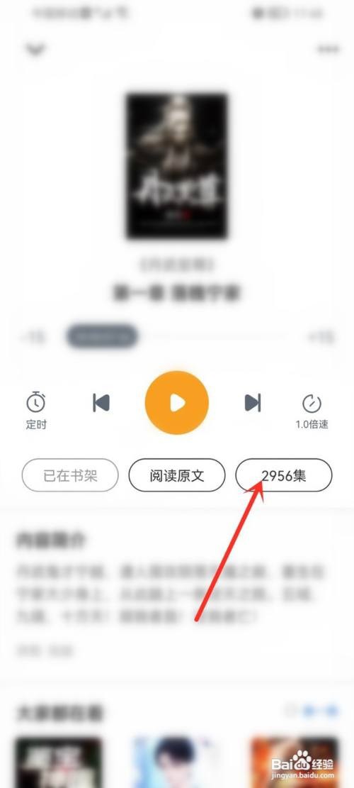 爱看书听书如何选择章节