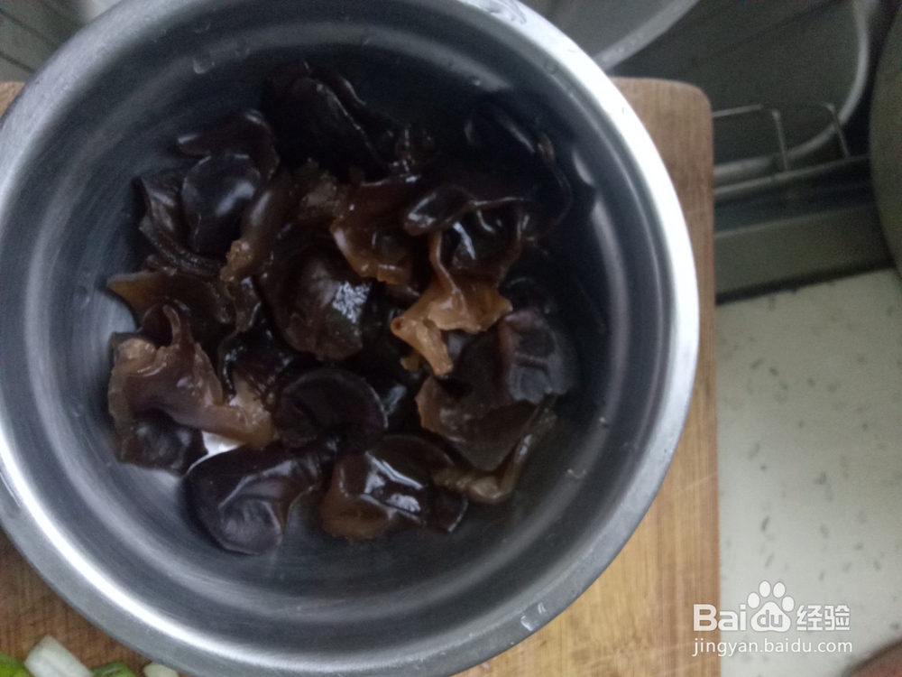 木耳白菜胡萝卜丝