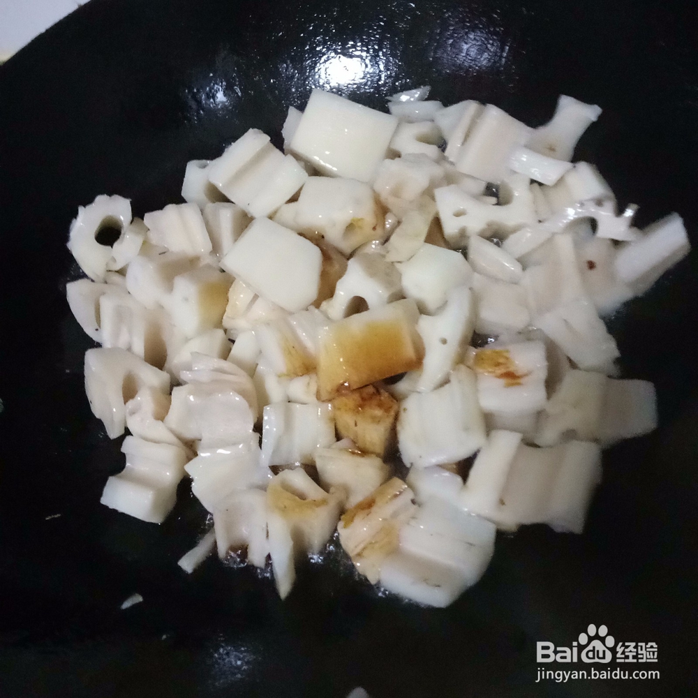 清炒莲藕的家常做法