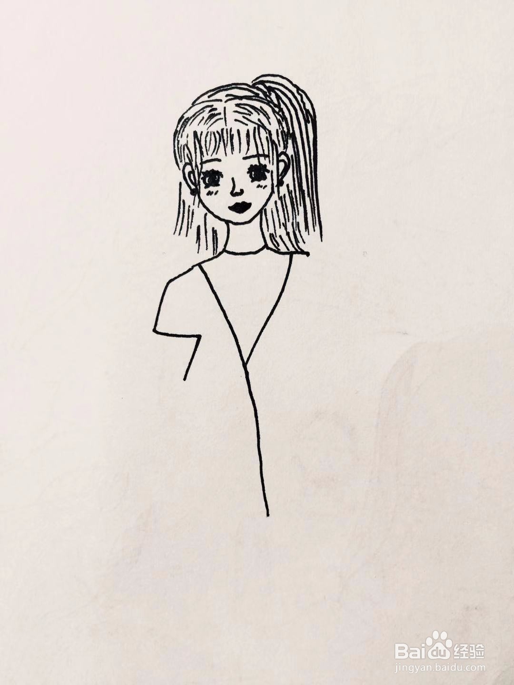 dxdll手绘之打伞的女孩