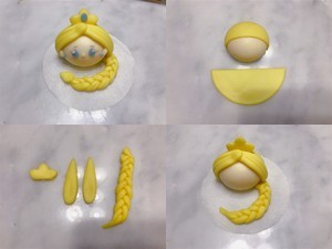 迪士尼公主馒头做法