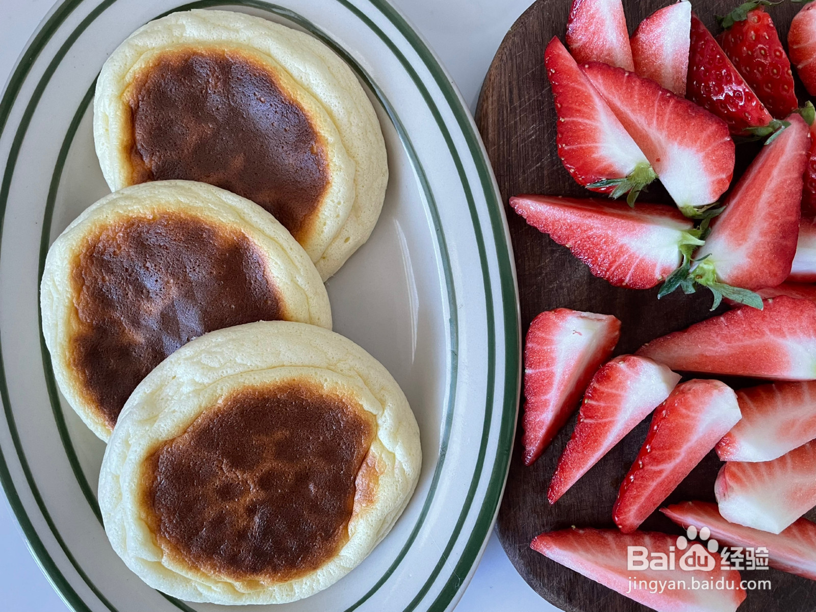 无油松饼的做法