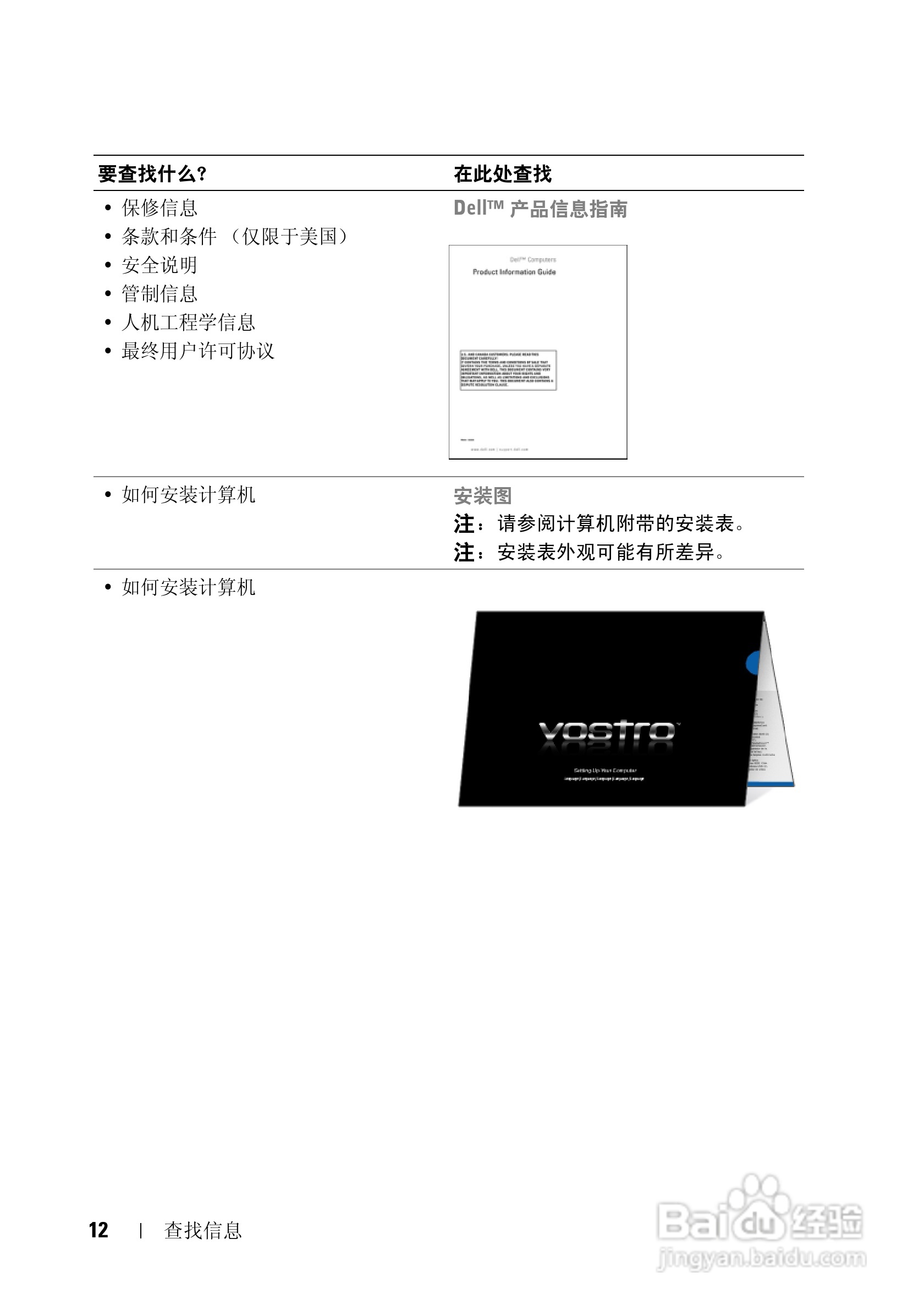 戴尔Vostro 1200笔记本电脑使用说明书:[2]