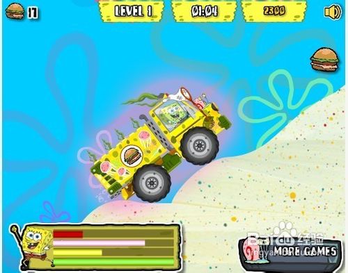 海绵宝宝海底卡车2小游戏怎么玩？