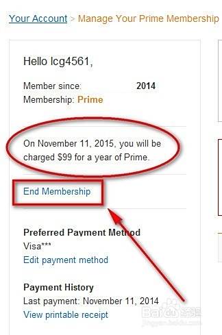 美国亚马逊会员费怎么退 关闭亚马逊会员服务 百度经验